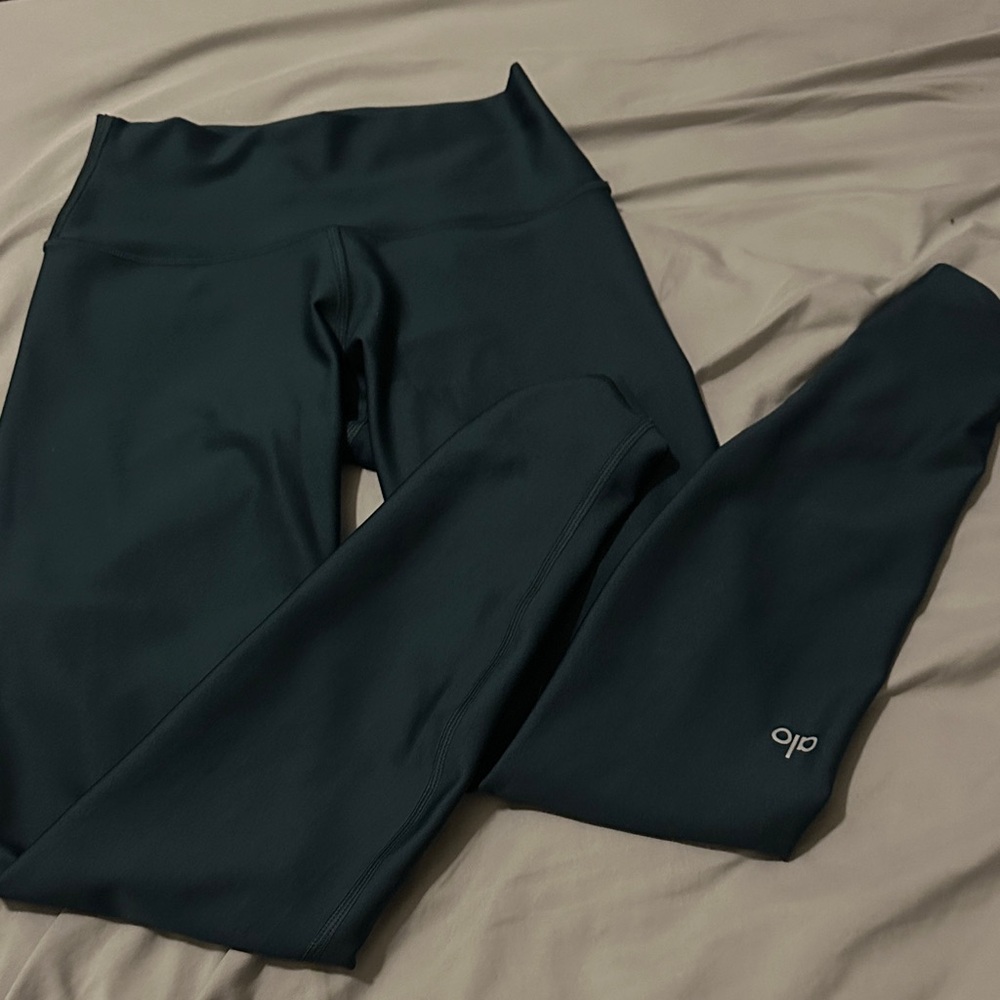 ALO Yoga Teal Blue Dark Leggings